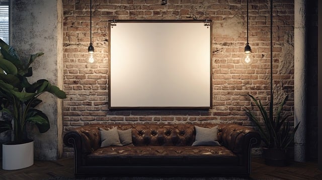 Free ai generated sofa interior illustration