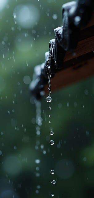 Free ai generated rain water droplets illustration