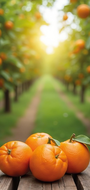 Ai Generiert, Garten, Botanisch, Orange