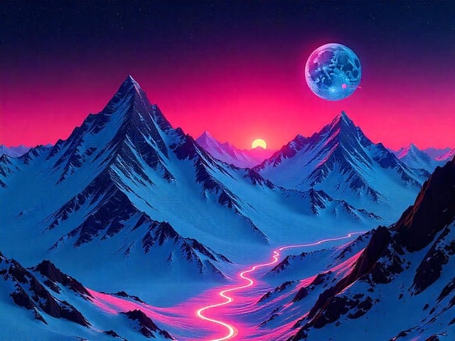 Free Mountains Snow illustration and picture