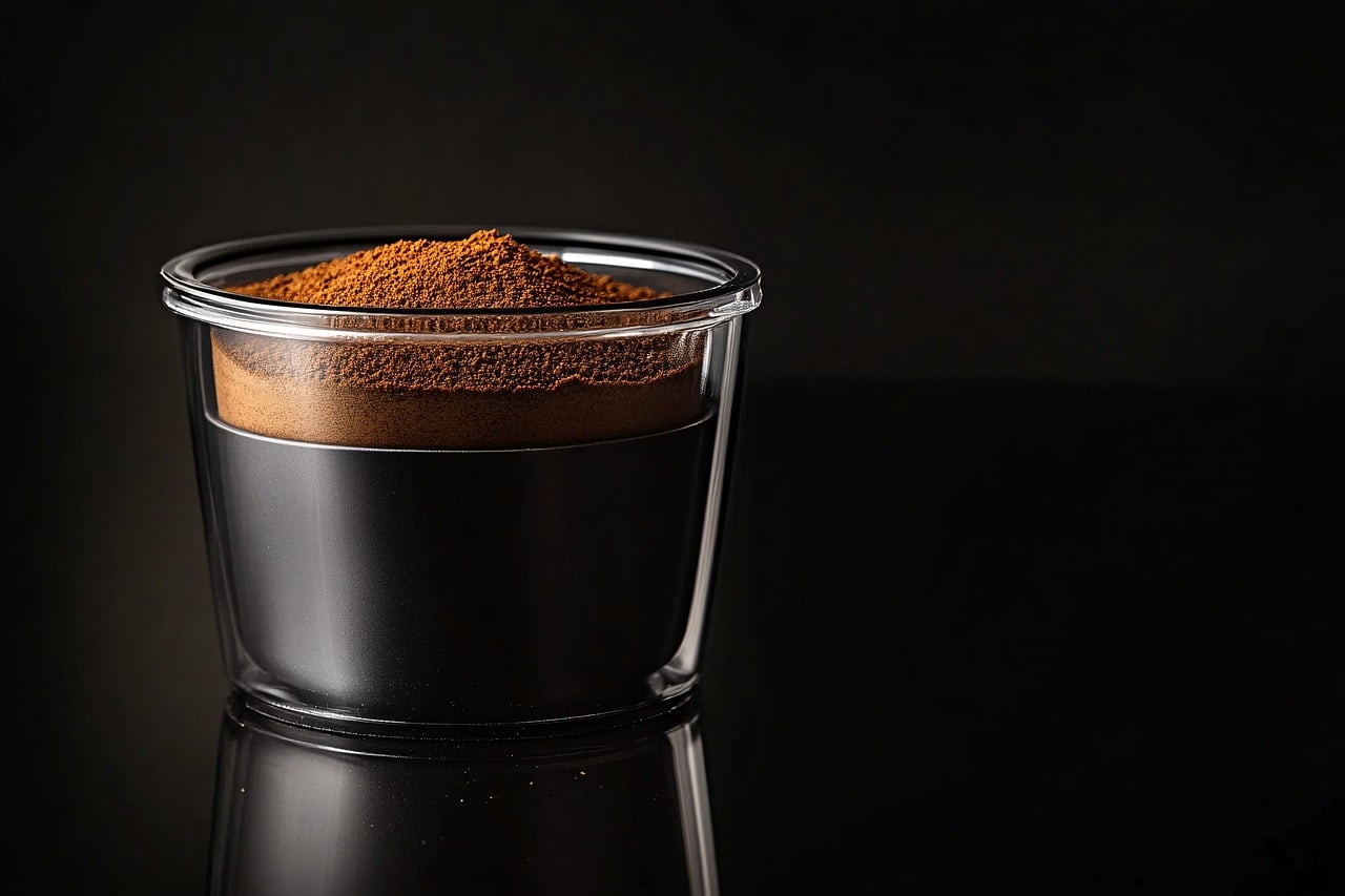Free ai generated coffee powder illustration