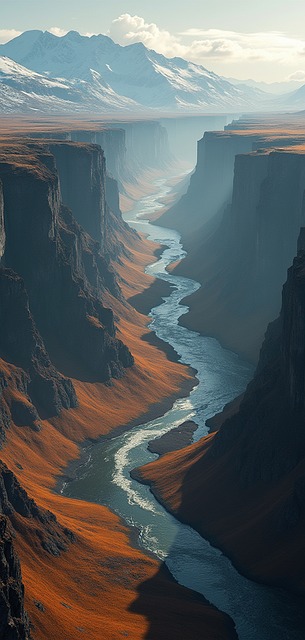 Ai Generiert, Berg, Fluss, Natur