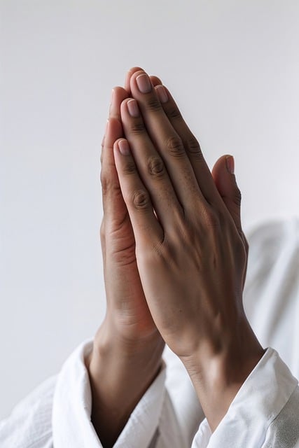Free ai generated prayer praying hands illustration