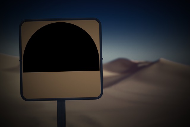 Straßenschild, Apokalypse, Wüste, Dürre