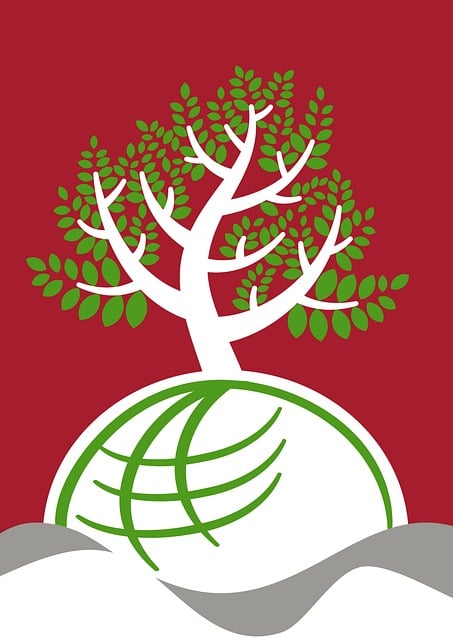 Free tree growth plants illustration