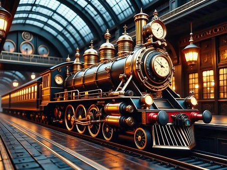 Locomotiva Cu Abur, Steampunk