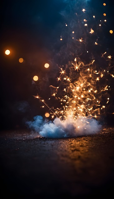 Neon, Fum, Scântei, Focuri De Artificii
