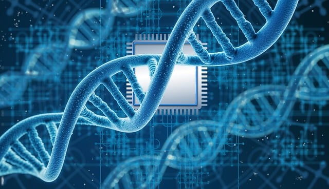 Free dna artificial intelligence research illustration