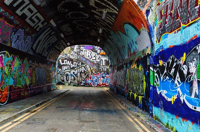 Tunel, Street Art, Londýn
