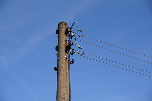 Strommast, Stromleitung, Elektrizität