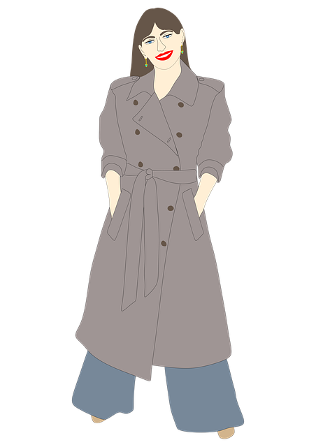 Free woman fashion model illustration