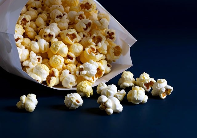 Free popcorn corn food illustration