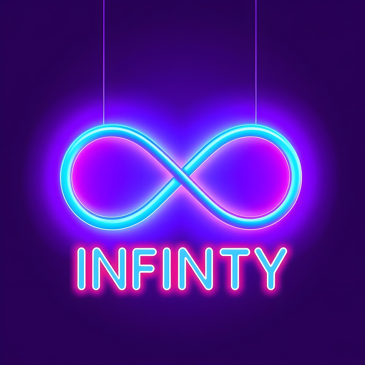Download Infinity, Neon Sign, Neon. Royalty-Free Stock Illustration ...