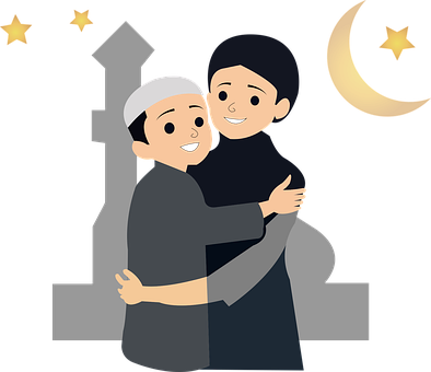 Muslim, Krammer, Elsker, Islamisk