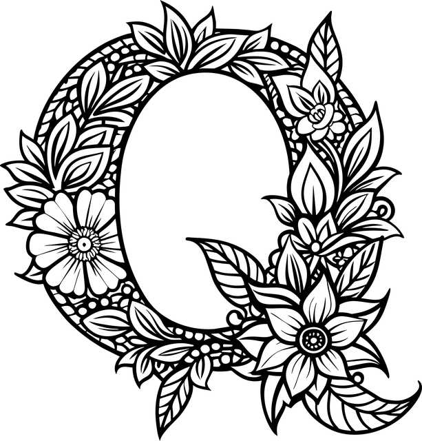 Ai Generat, Alfabet, Font, Floral, Flori