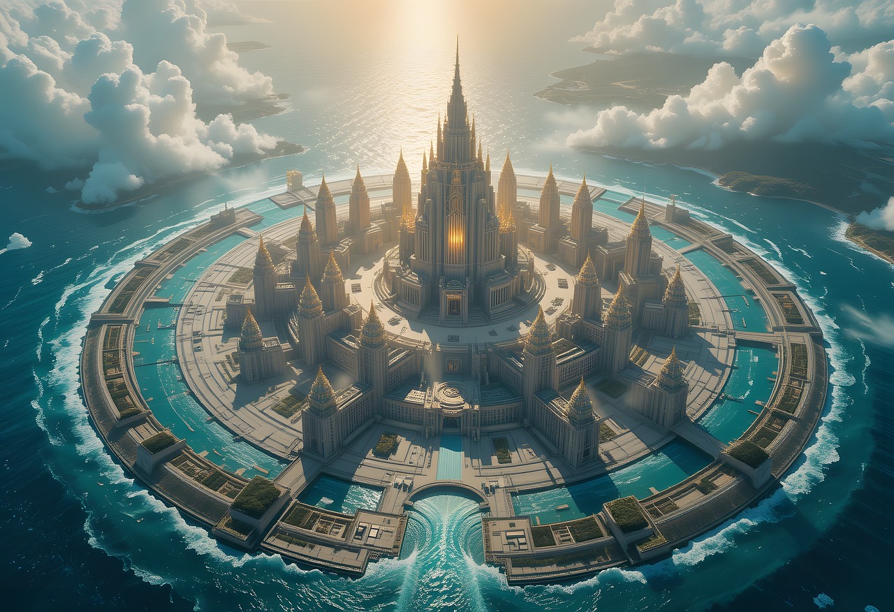 Download Atlantida, City, Loss. Royalty-Free Stock Illustration Image ...