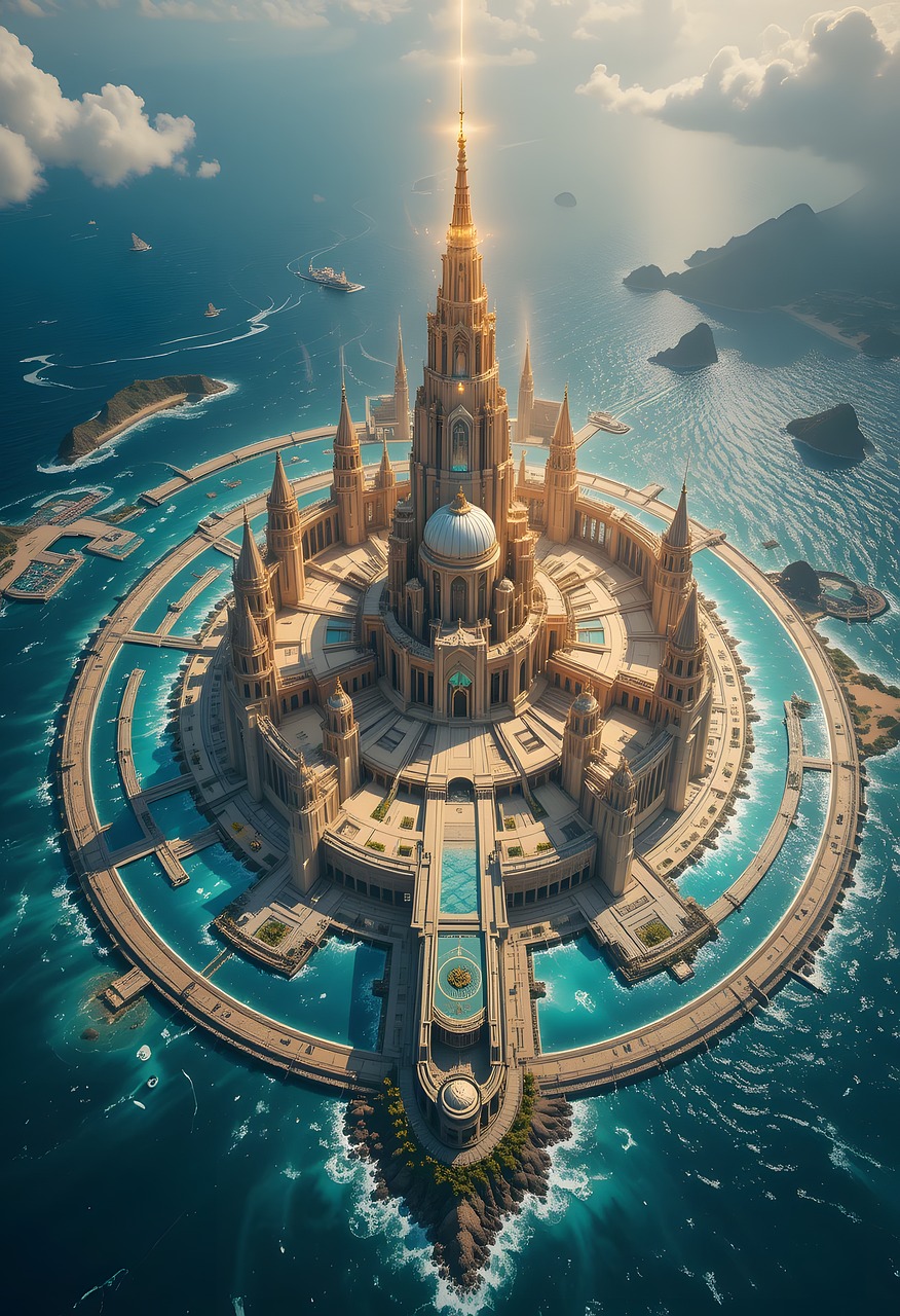 Download Atlantida, City, Loss. Royalty-Free Stock Illustration Image ...