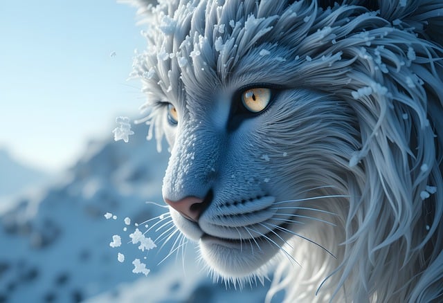 Free ai generated cat feline illustration