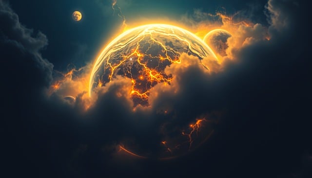 Free planet space galaxy illustration