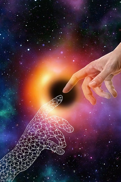Free black hole hole universe illustration