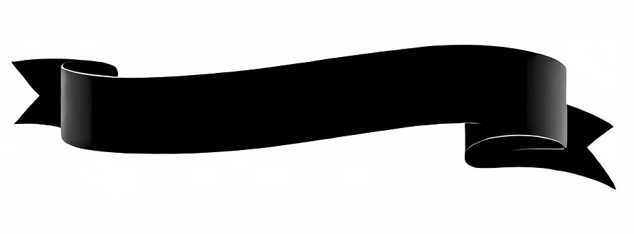 Cinta, Lazo Negro, Bandera, Regalo