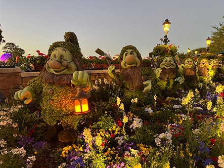Free Epcot Flower Garden photo and picture