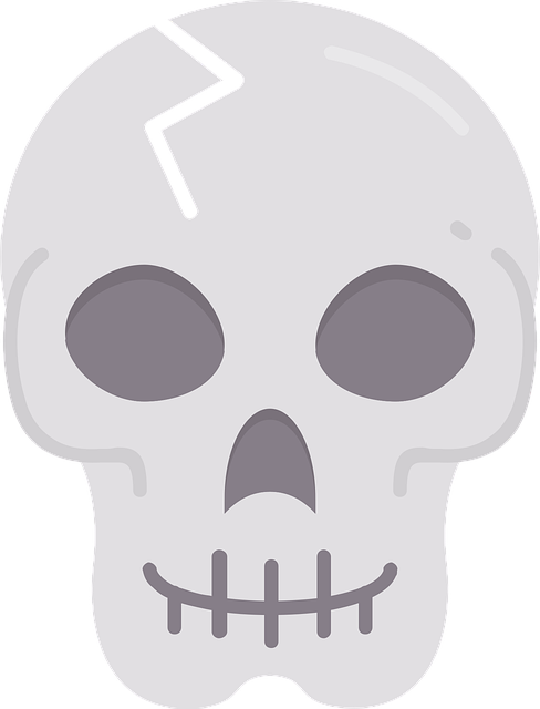 Schädel, Skelett, Halloween, Grusel