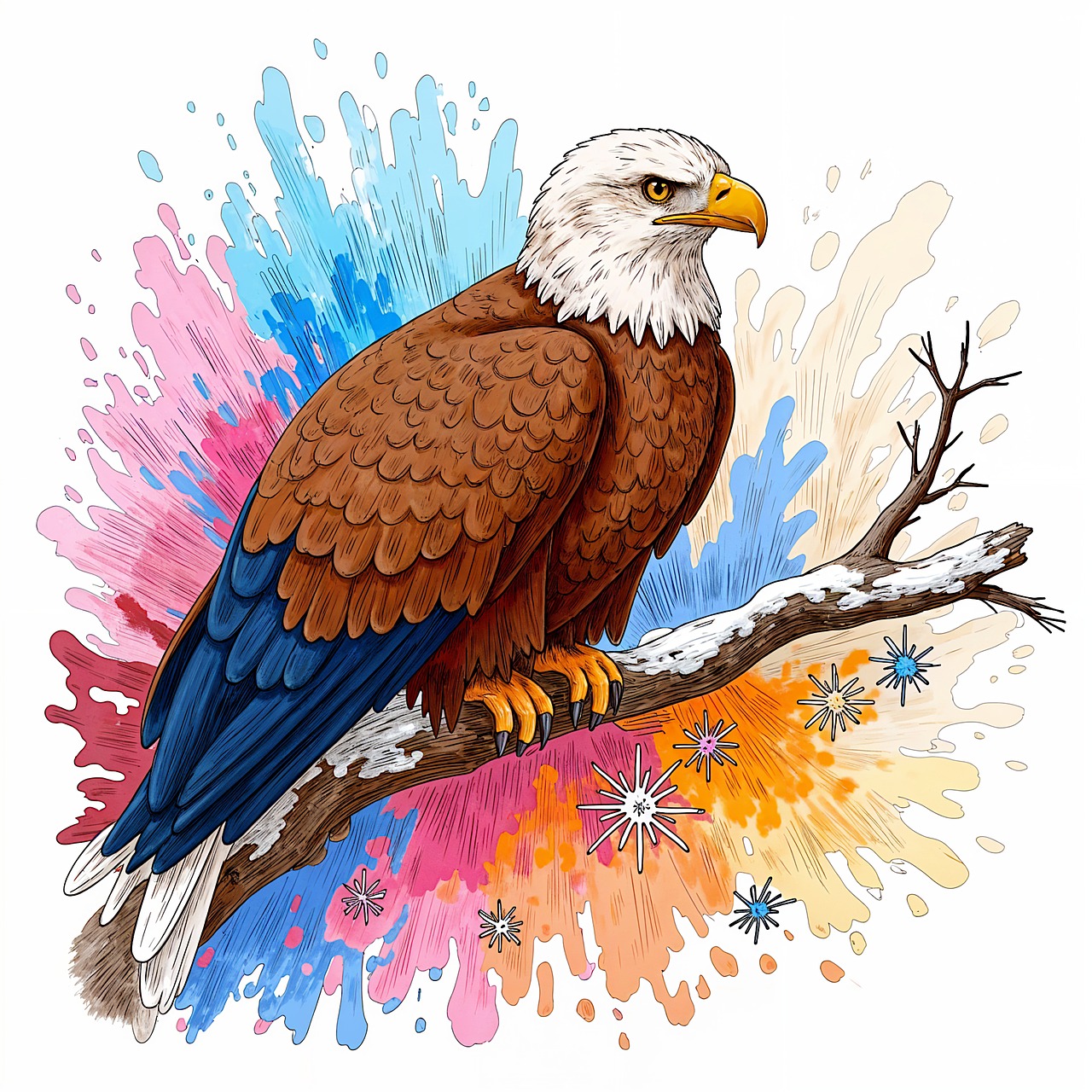 Download Ai Generated Eagle Bird Royalty Free Stock Illustration