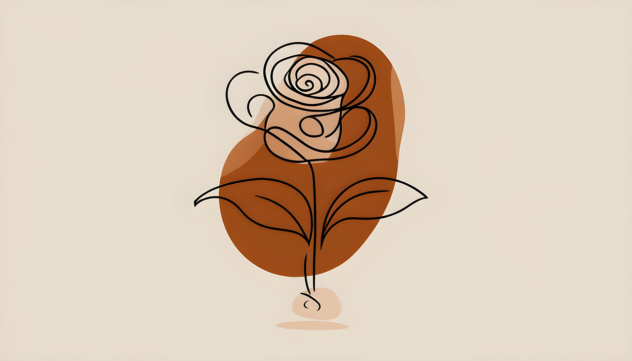Art Abstrait Dessin Au Trait Rose - Image gratuite sur Pixabay