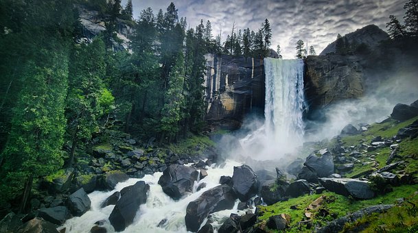 Yosemite, Landschap, Natuur, Californië