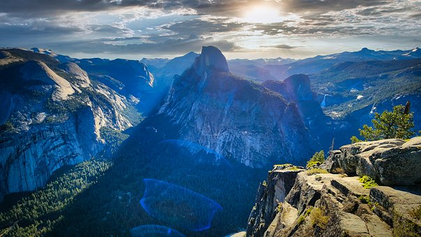 Yosemite, Natuur, Landschap, Halfdome
