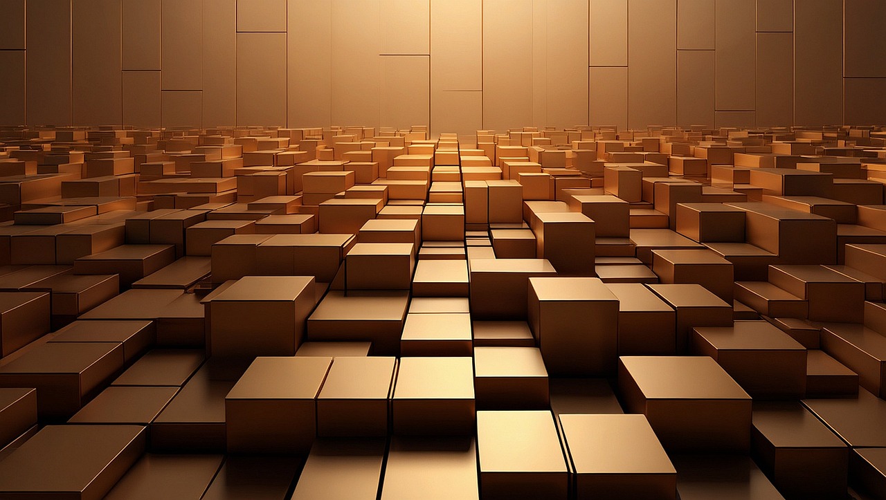 Download free HD stock image of Dice Gold Free dice gold geometry illustration