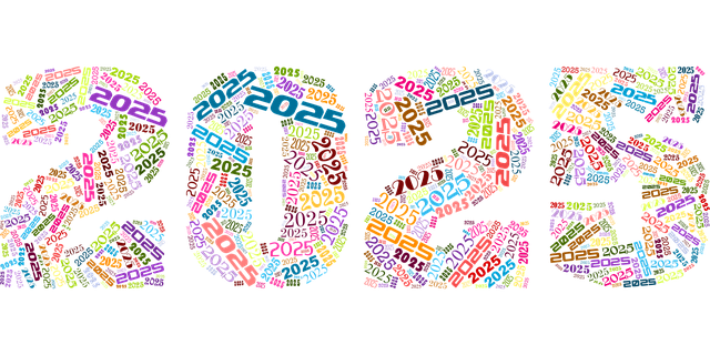 Free calendar 2025 new year vector