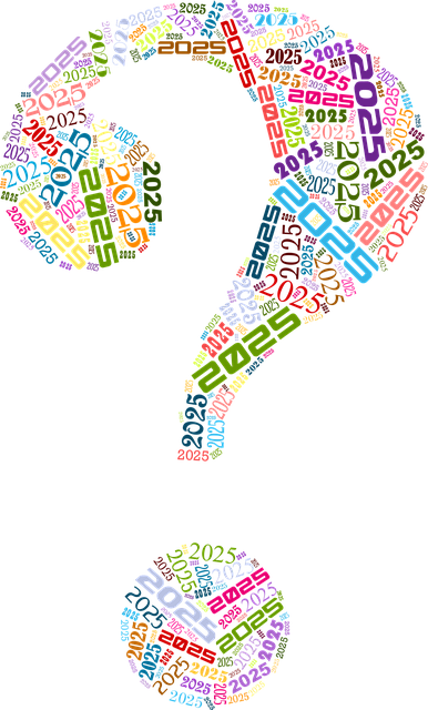 Free calendar 2025 question mark vector