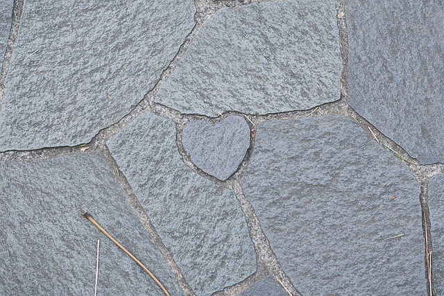 Stein, Steinstufen, Herz, Liebe, Symbol