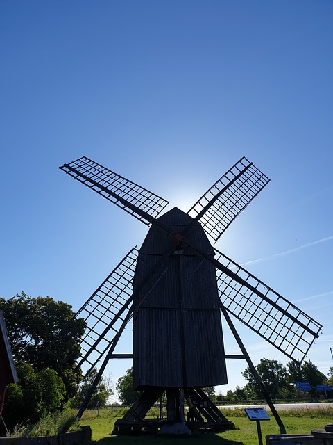 Vindmølle, Landskab, Sverige