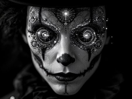 Free Ai Generated Clown illustration and picture