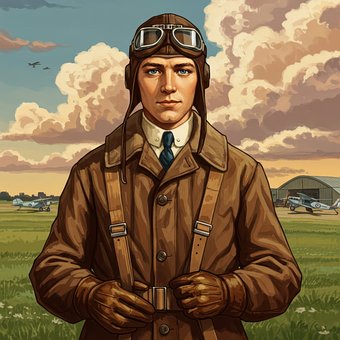 Ai Generado, Piloto, Avión, Clásico