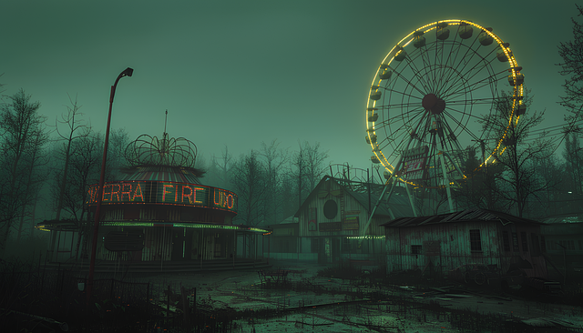 Free ai generated carnival fair illustration