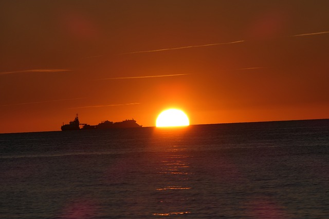 Sonnenuntergang, Meer, Natur, Wasser