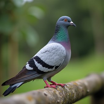 Free Ai Generated Pigeon illustration and picture