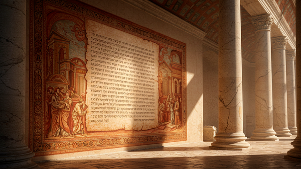 Altes Mosaik, Historischer Tempel