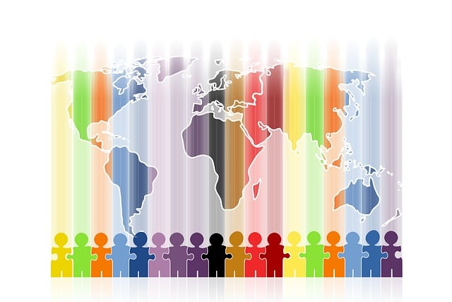 Free one world diversity inclusion illustration
