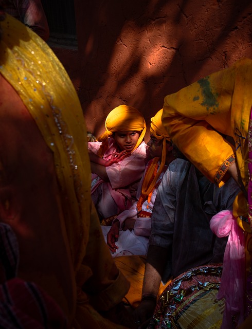 Lathmarholi, Holifestival, Barsana
