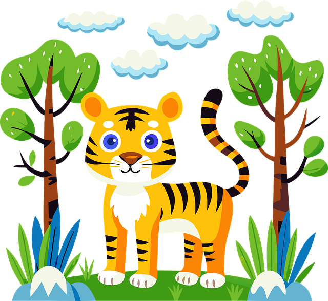 Download Tiger Jungle Animal Royalty Free Vector Graphic Pixabay