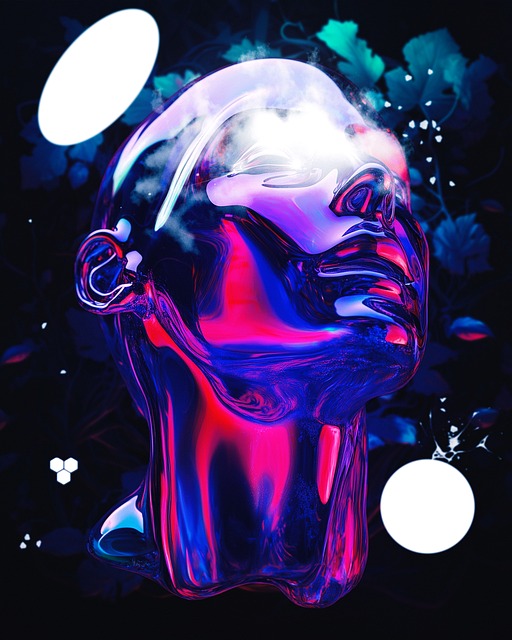 Free digital abstract futuristic illustration
