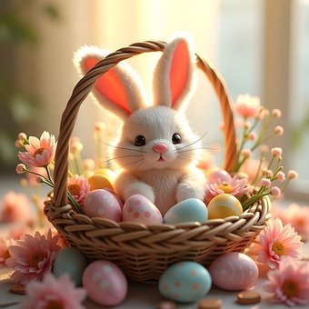 Free Easter Rabbit illustration and picture
