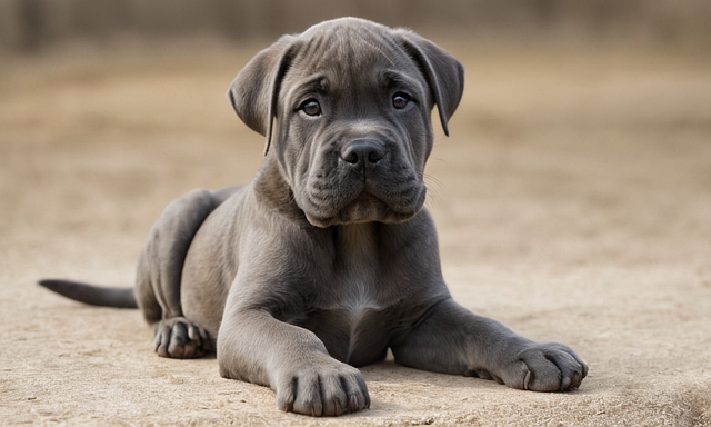 Free ai generated dog cane corso illustration