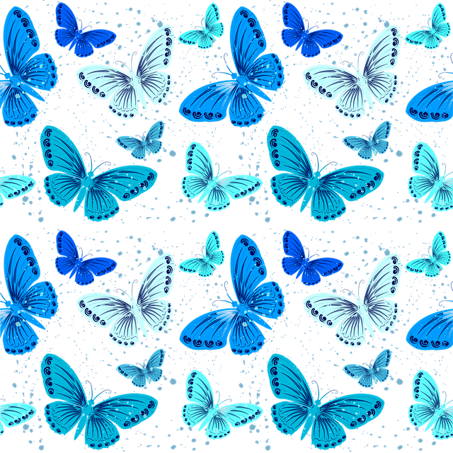 Free butterflies insect nature illustration