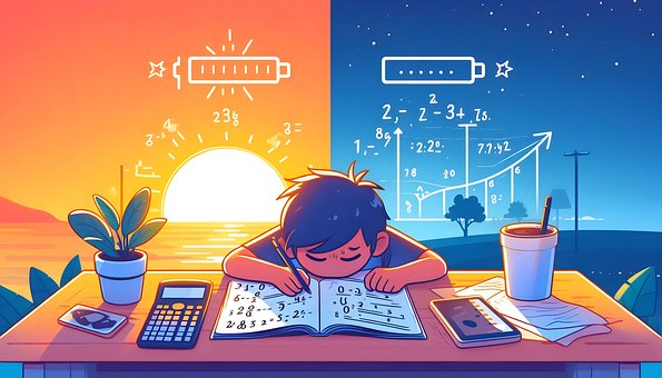 Student, Studerer, Matematikk